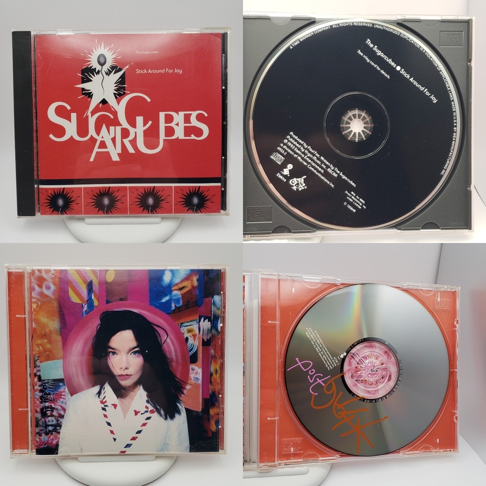 The Sugarcubes Bjork CD Bundle Stick Around For Joy Post Alternative Rock 2 Disc